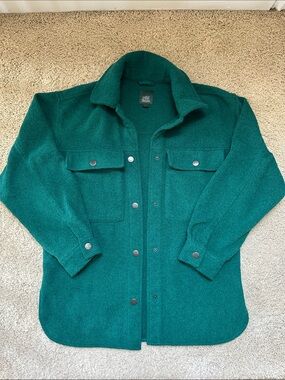 EMERALD GREEN WOOL JACKET